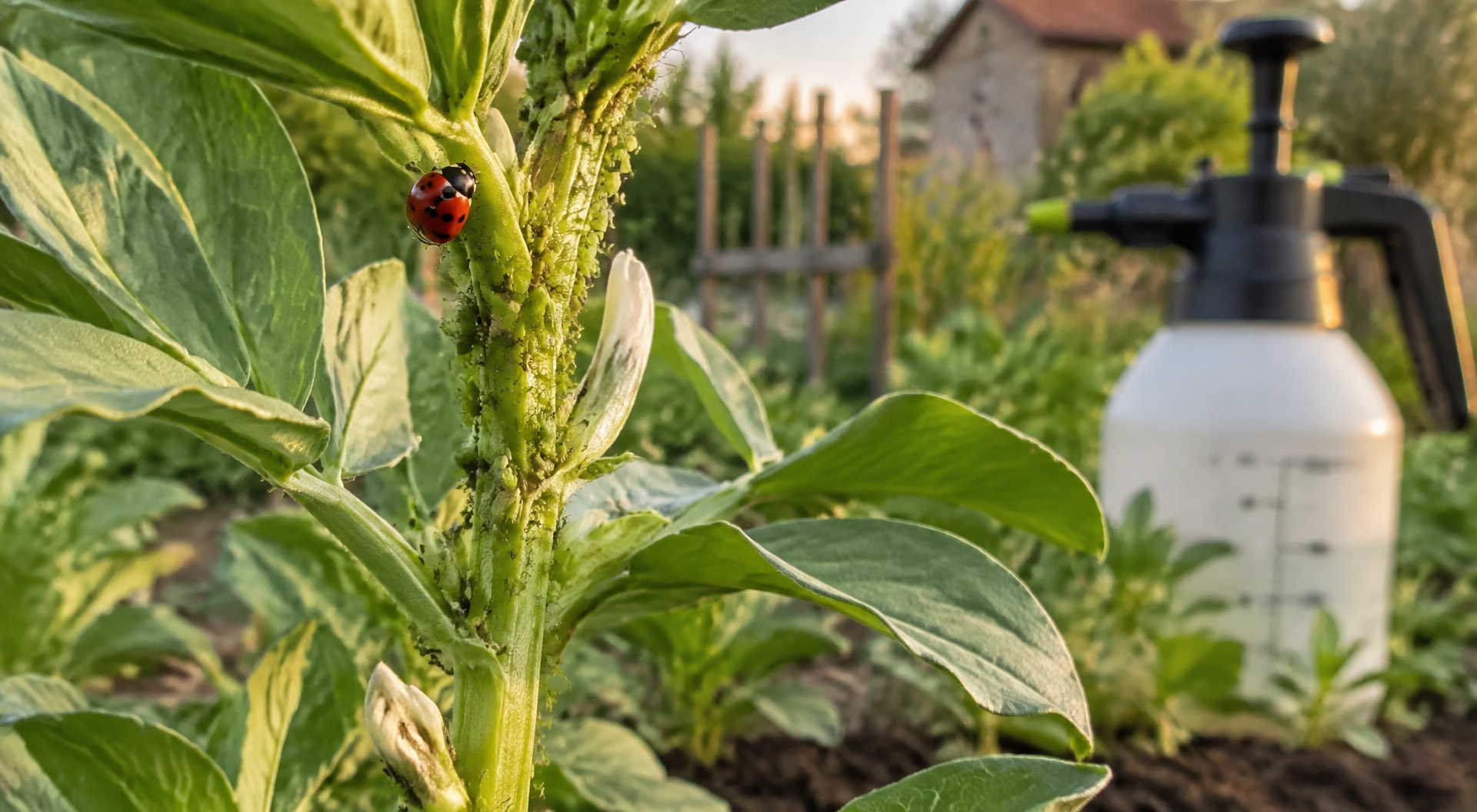 Pucerons au potager : 4 traitements naturels efficaces et leurs dosages